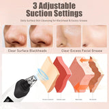 Facial Pore Vacuum with 5 Probes, Black