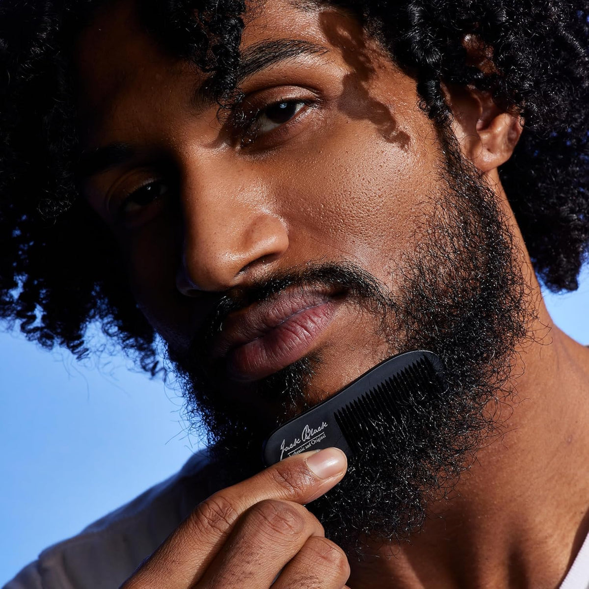 Kit de cuidado para barba de 4 pasos con peine