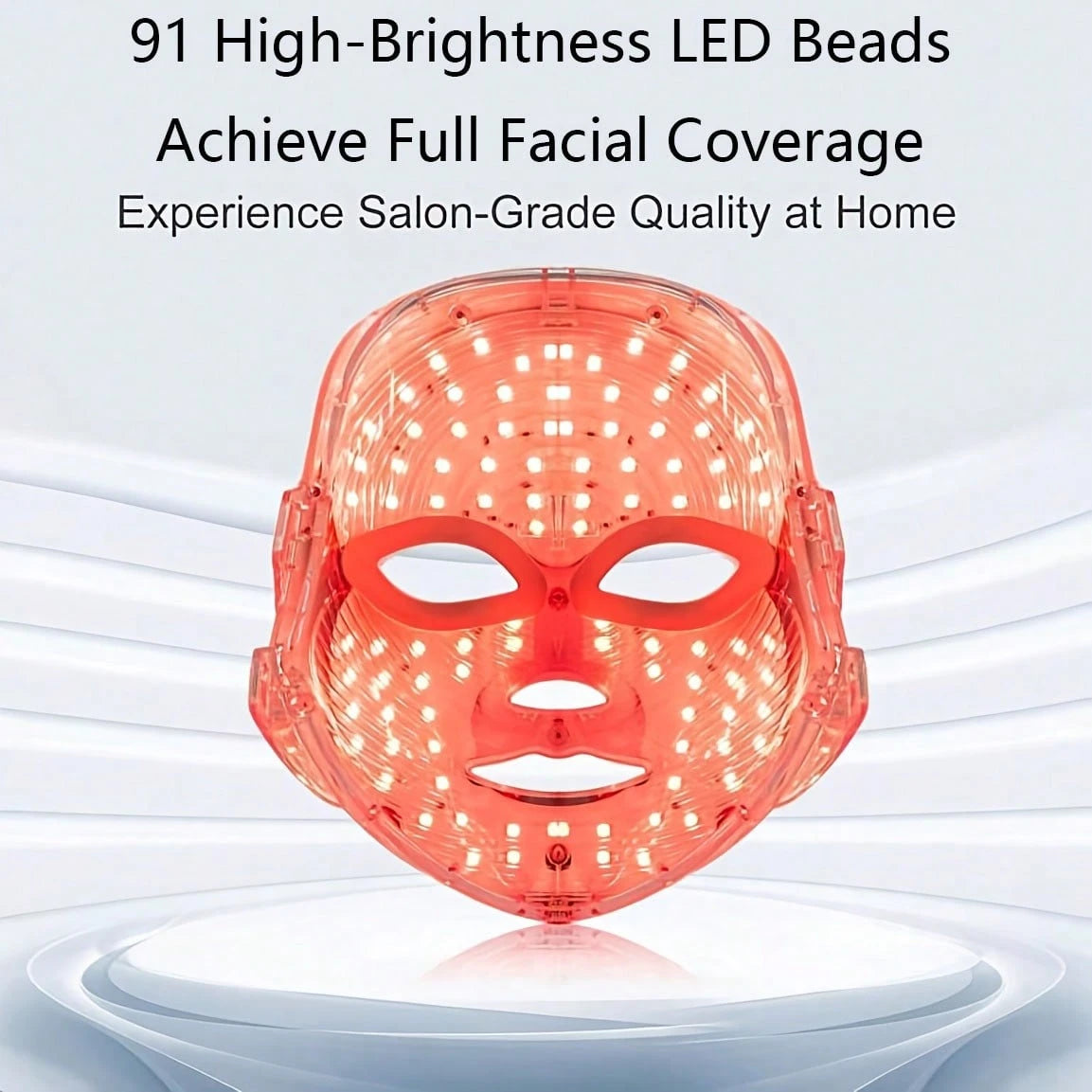 Portable 7-Color LED Face Mask