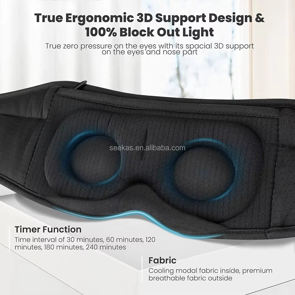 3D Bluetooth Sleep Mask with Speakers