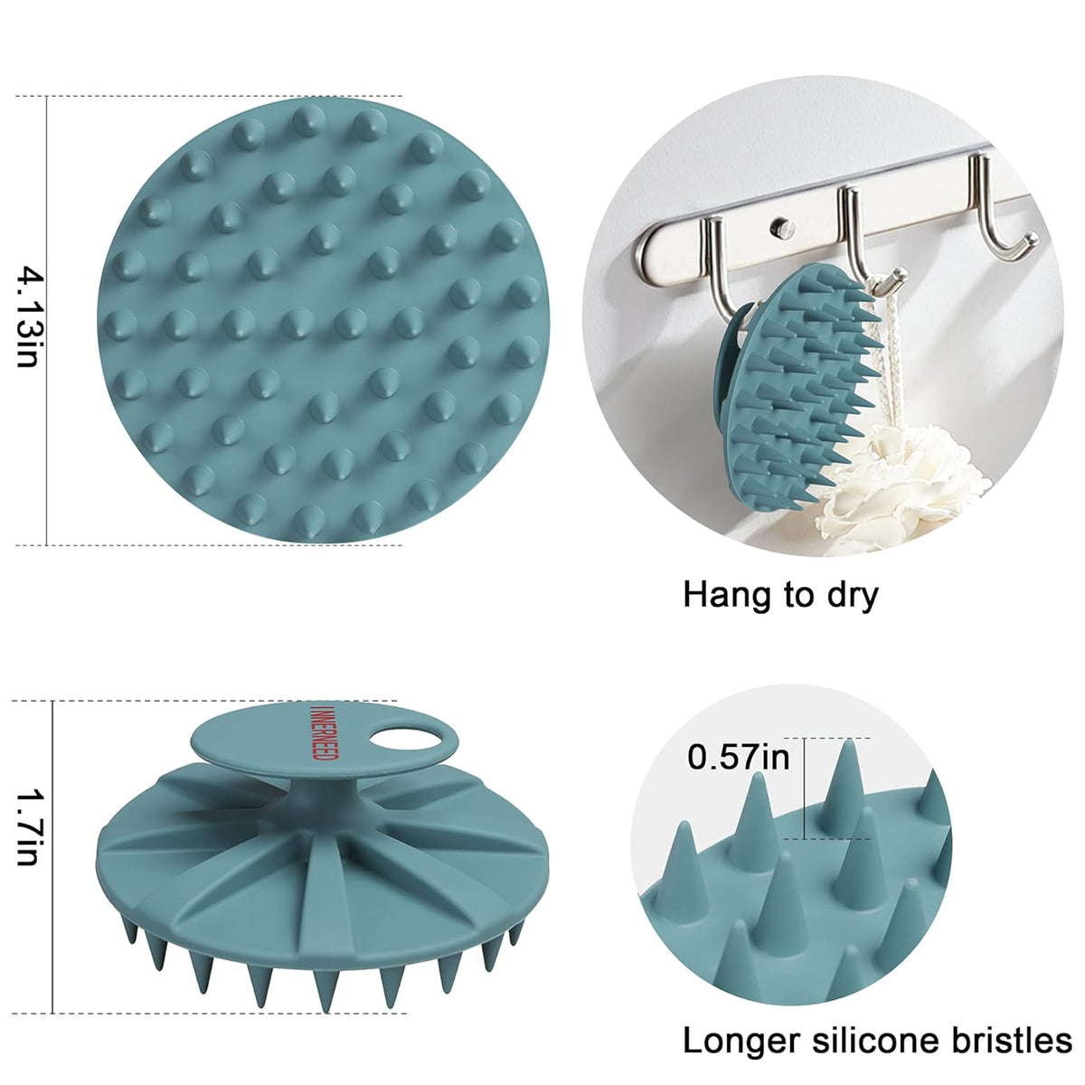 Silicone Scalp Massager Brush