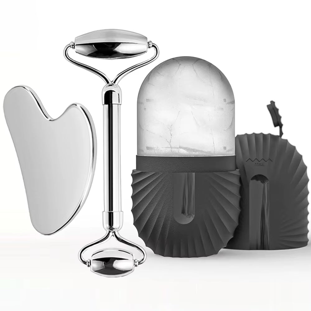 Ice Roller and Gua Sha Set with Mold