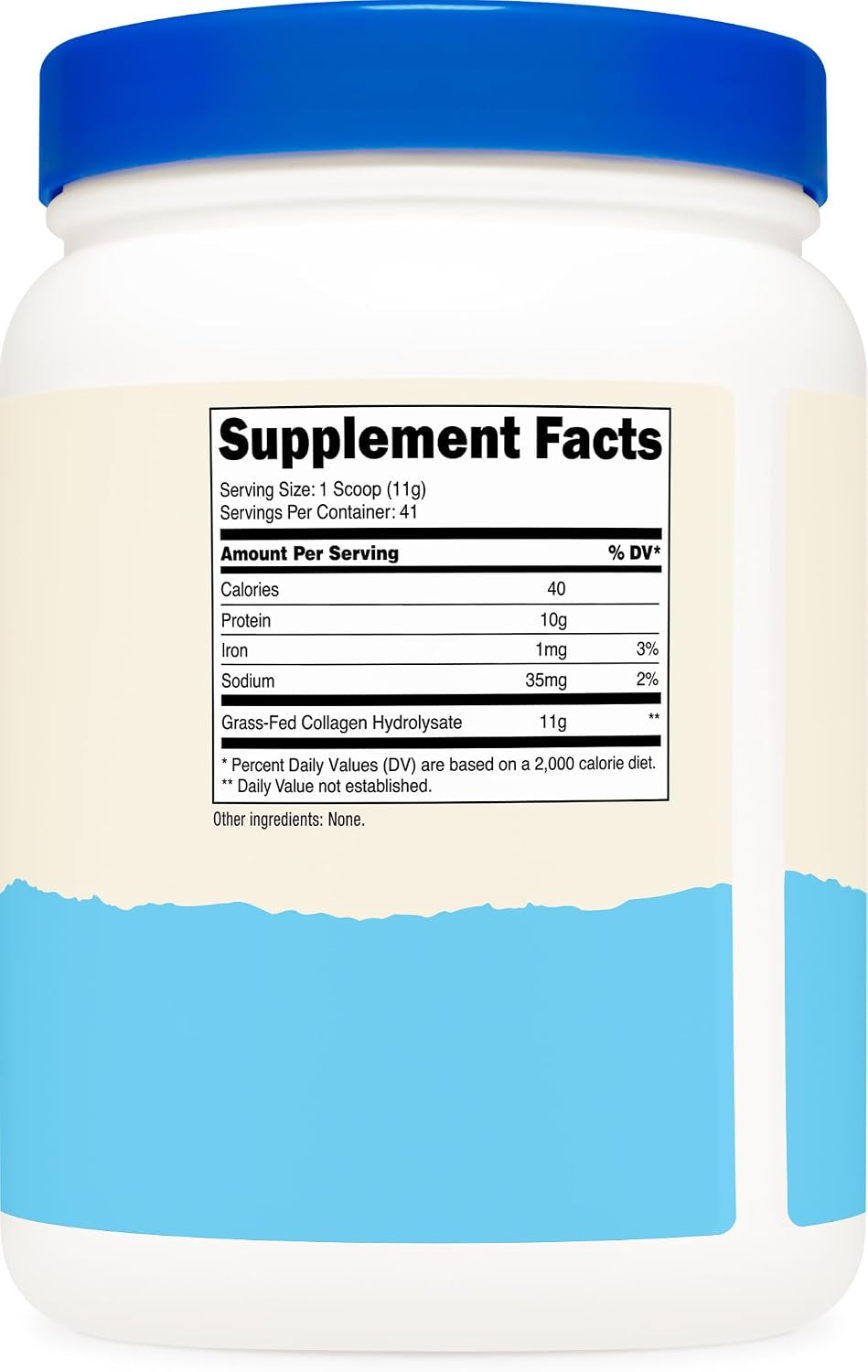 Collagen Peptides Powder 1LB (454 G), Grass Fed Bovine