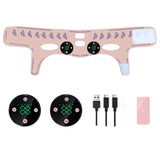 Correa de masaje facial EMS, carga USB