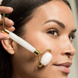 Jade Roller and Gua Sha Gift Set with Guide