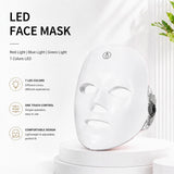 Portable 7-Color LED Face Mask