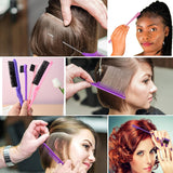 Set de 12 cepillos para el cabello con atomizador