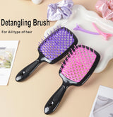 Set de 12 cepillos para el cabello con atomizador