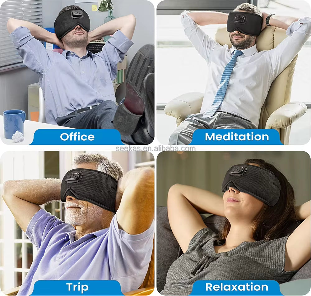3D Bluetooth Sleep Mask with Speakers