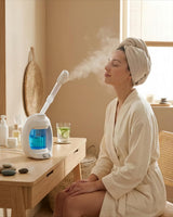 Nano-Ionic Facial Steamer with Ozone Light