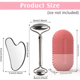Ice Roller and Gua Sha Set with Mold
