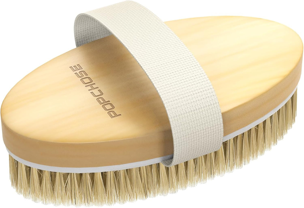 Dry Brush for Lymphatic Drainage, Dry Brushing Body Brush
