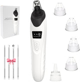 Facial Pore Vacuum with 5 Probes, Black