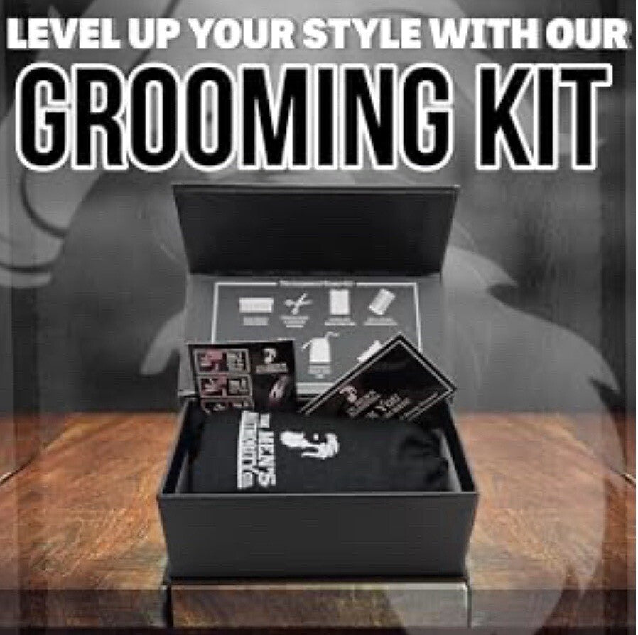 Beard Grooming Kit with Boar Brush and Comb