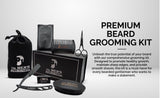 Beard Grooming Kit with Boar Brush and Comb