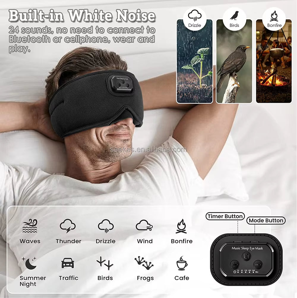 3D Bluetooth Sleep Mask with Speakers