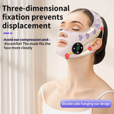Correa de masaje facial EMS, carga USB